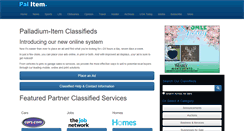 Desktop Screenshot of classifieds.pal-item.com