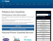 Tablet Screenshot of classifieds.pal-item.com